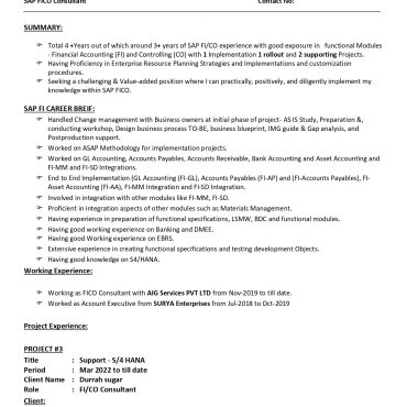 13778-SAP FICO/Junior Accountant