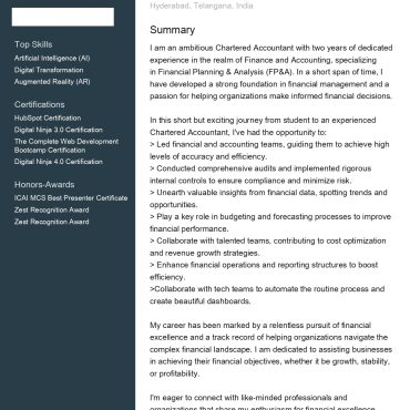 13908-CWA/CS Experienced
