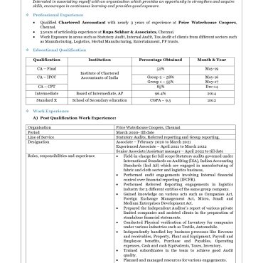13839-CWA/CS Experienced