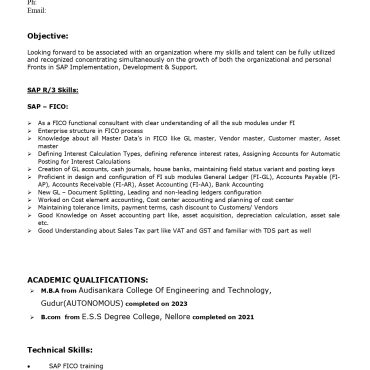 17335-Business Administration Fresher