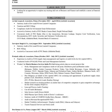 13817-CWA/CS Experienced