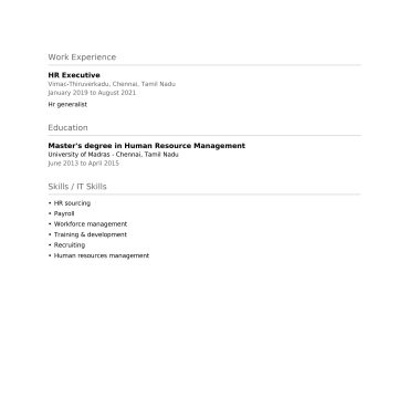 15001-HR and Recruitment