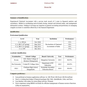 17101-CWA/CS Experienced