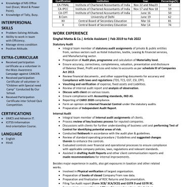 15098-Audit Coordinators