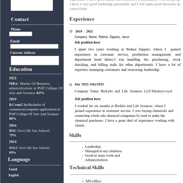 14189-HR cum Recruitment and Admin Executive