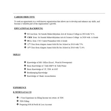13896-Junior Acountant