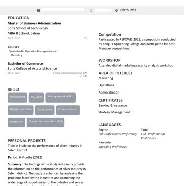 13970-Business Administration Fresher