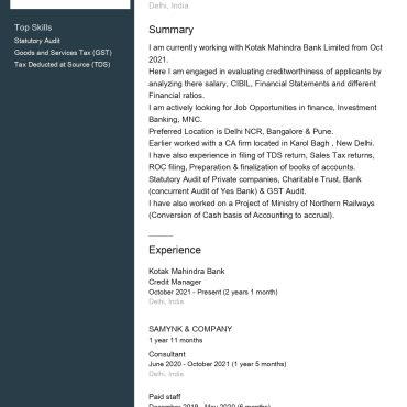 17267-CWA/CS Experienced