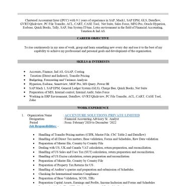 13951-Semi Qualified Professional