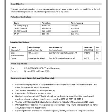13892-CWA/CS Experienced