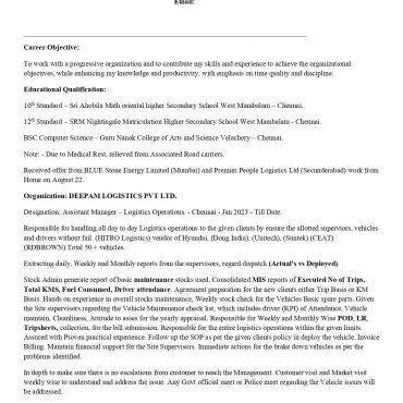 17055-Assistant Manager