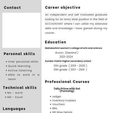 15034-Accountant Fresher