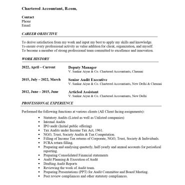 17126-CWA/CS Experienced