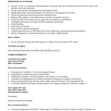 15070-HR cum Recruitment