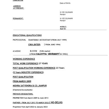 17123-Semi Qualified Professional