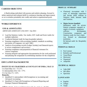 17272-CWA/CS Experienced