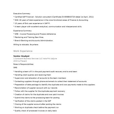 13474-Senior Anaylst