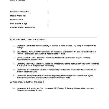 17210-CWA/CS Experienced