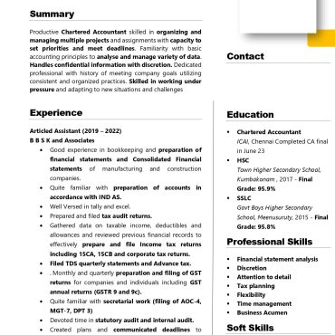 13791-CWA/CS Experienced
