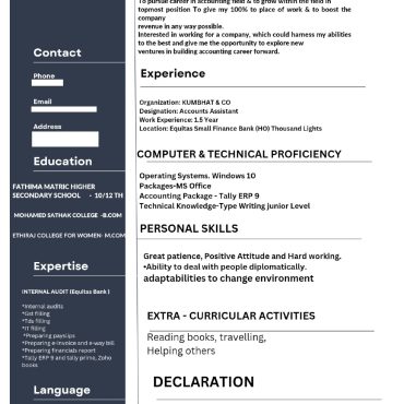 13964-Junior Acountant
