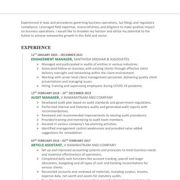 17532-Audit Manager/Semi Qualified Professional