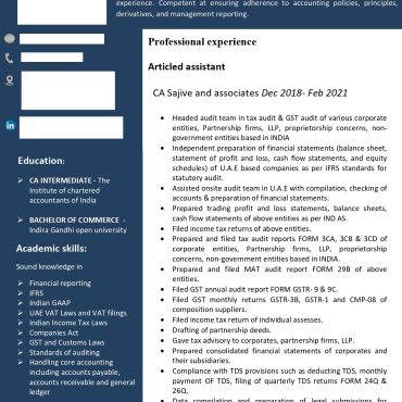 17434-Semi Qualified Professional