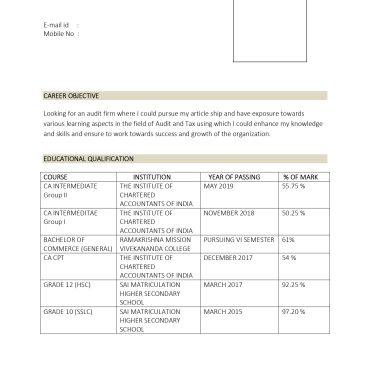 17465-Semi Qualified Professional