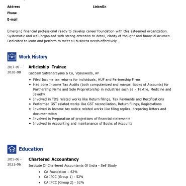 17425-Semi Qualified Professional