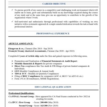 17456-Semi Qualified Professional