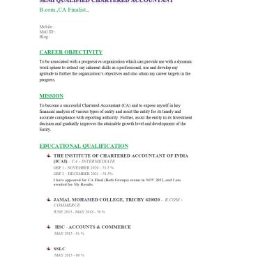 17514-Semi Qualified Professional