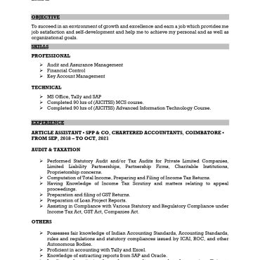 17418-Semi Qualified Professional
