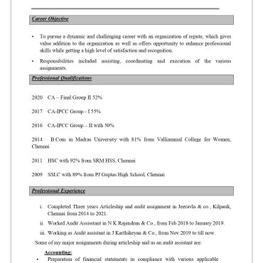 17404-CWA/CS Experienced