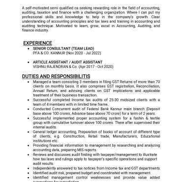 17401-CWA/CS Experienced