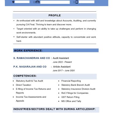 17399-CWA/CS Experienced