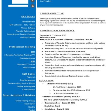 17445-CWA/CS Experienced