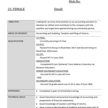 17568-Semi Qualified Professional