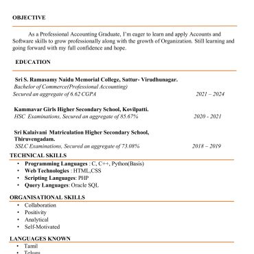 18002 - Accountant Fresher