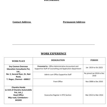 18003 - Admin Executive/Junior Accountant