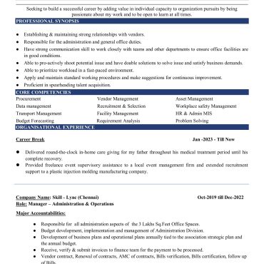 18012 - General Manager/Senior Executive