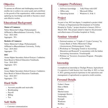 18044 - Accountant Fresher