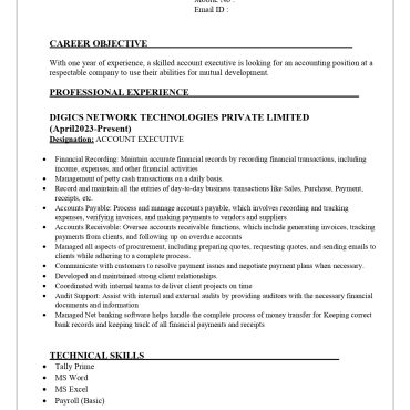 17609-Accounts Executive