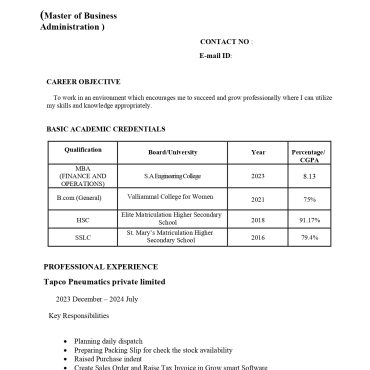 17616-MBA Finance
